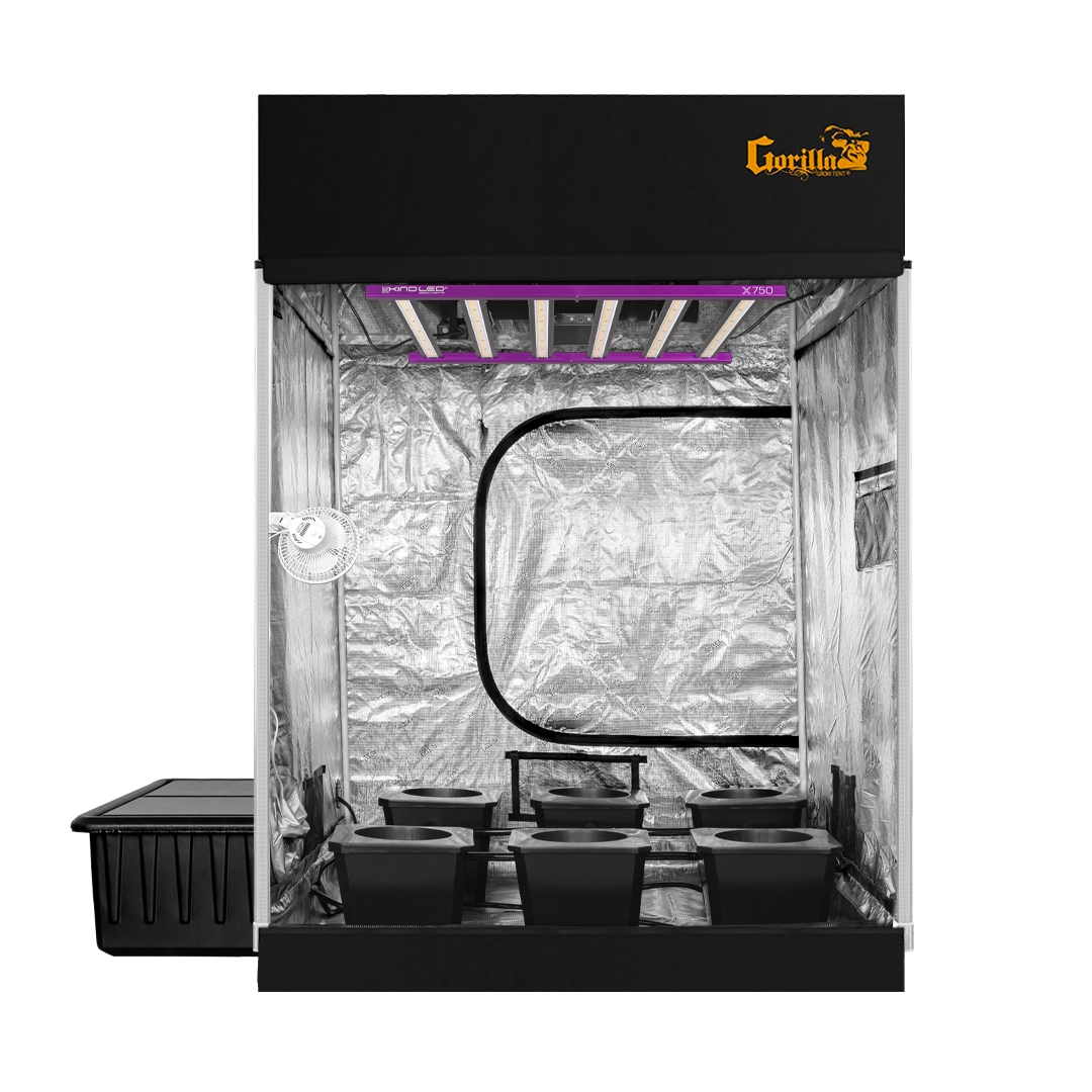 Achieve your best indoor garden with the 5x5 Grow Tent Kit.