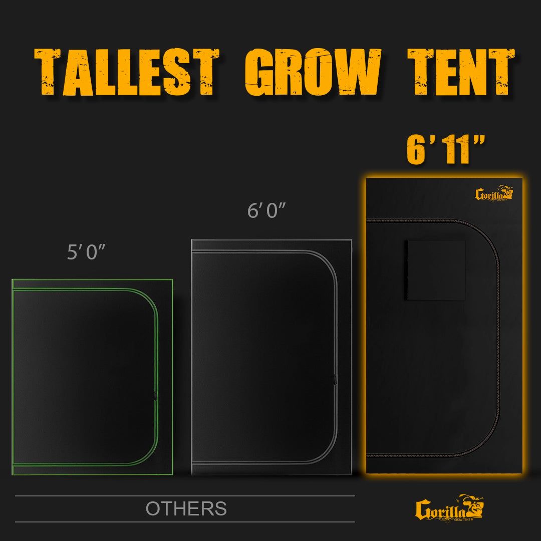 The All New Gorilla Grow Tent 4x4